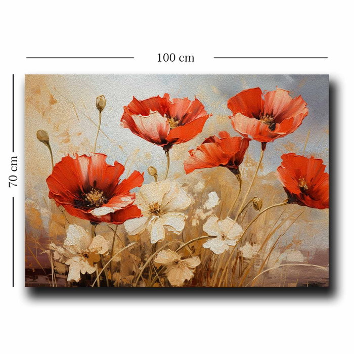 Wallity Cuadro Decorativo en Lienzo Multicolor 70 x 100 cm